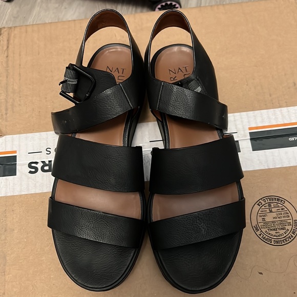 Naturalizer Shoes Womens Black Platform Sandals Poshmark